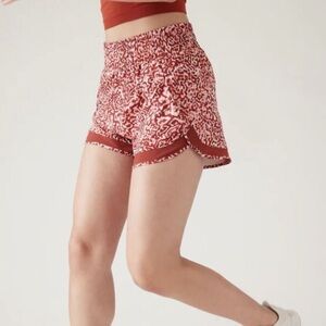 Athleta Mesh Race High Rise Shorts Women's Size XS or M NWOT